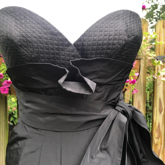 BCBGMaxArzia Strapless LIttle Black Cocktail Dress - Picture 3 of 4